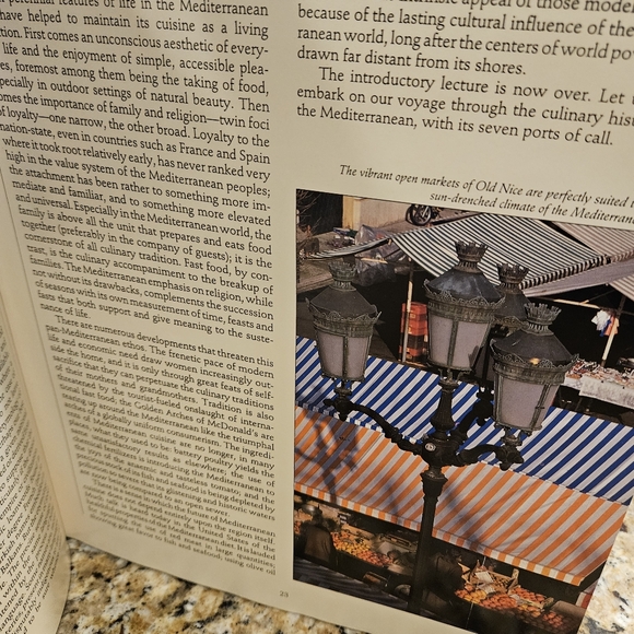 Mediterranean The Beautiful Cookbook Joyce Goldstein's Hardcover Authentic Recip - Picture 10 of 16